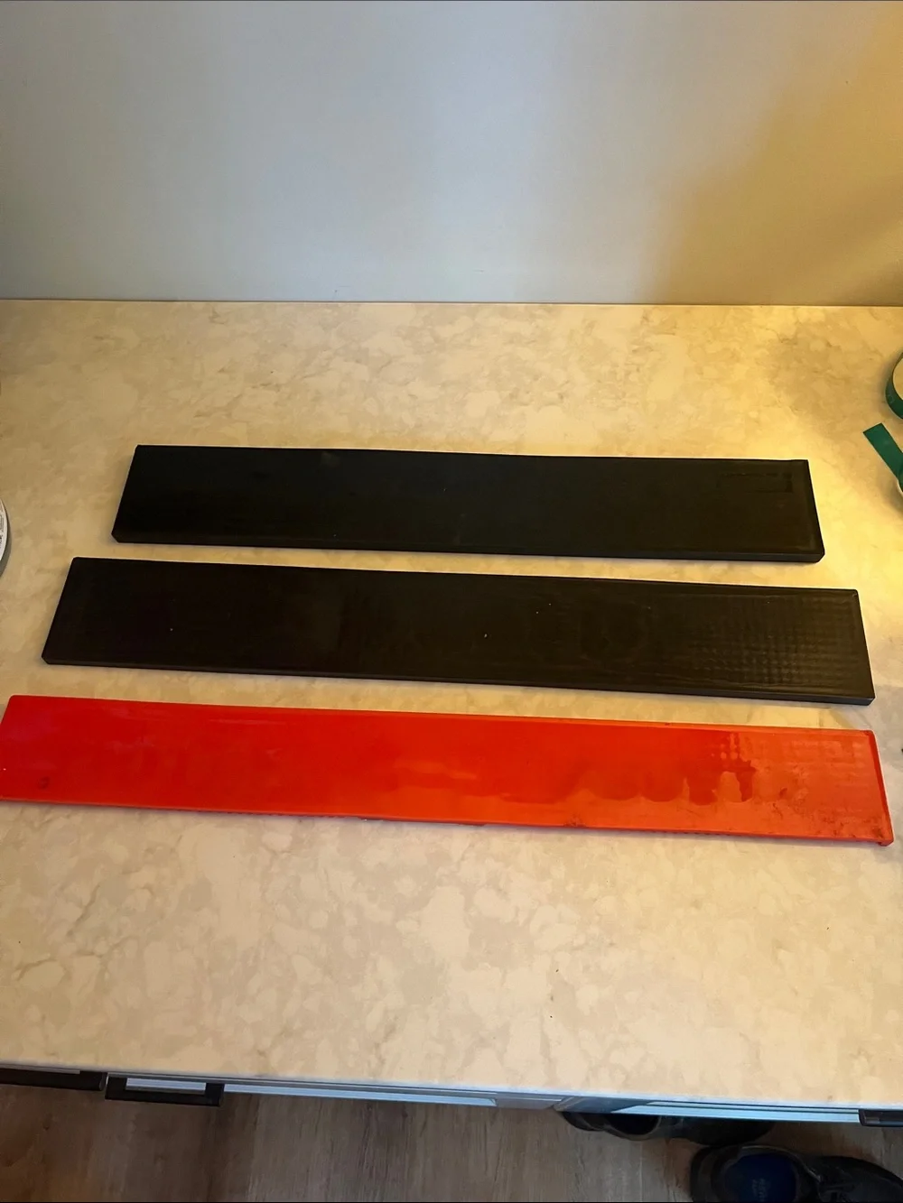 Branded bar spill mats set of three heavy rubber